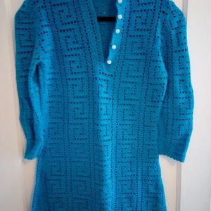 Vintage Handmade Crochet Dress